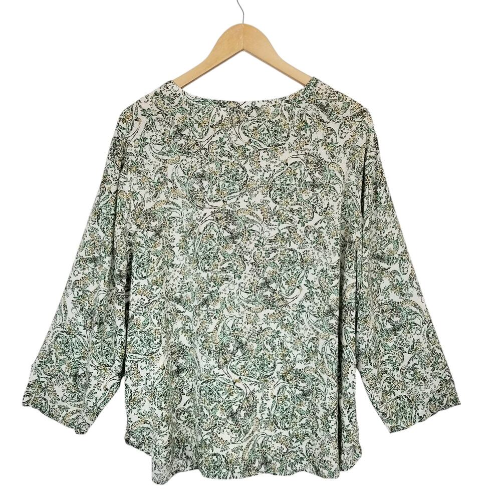 J. Jill Women's Popover Blouse Rayon Size 2X - Picture 2 of 7